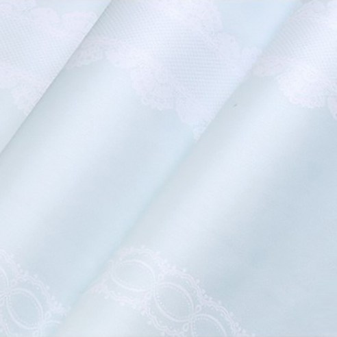 다양한 꽃 띠벽지, 10 연두색 레이스