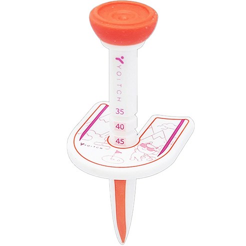 요이치 에이밍 높이 조절 제로원샷 골프티, 레드