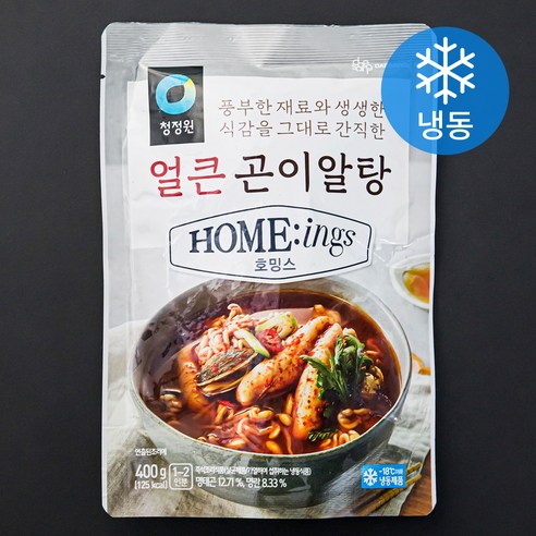 청정원 호밍스 얼큰 곤이알탕 1~2인분 (냉동), 400g, 4개