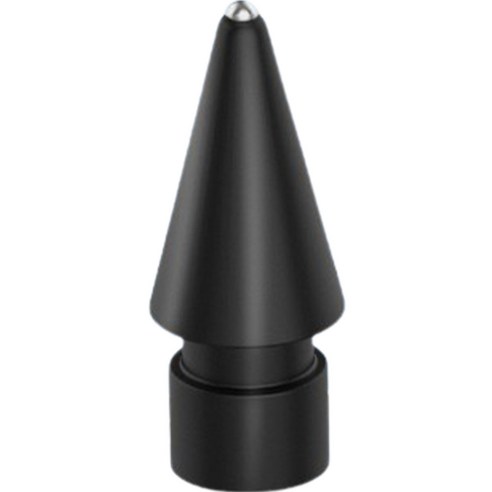 디디엑스 애플펜슬 메탈 보호캡 반영구 교체용 펜촉 3mm, 검은은색, 1개