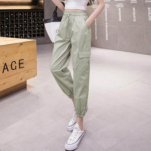 앤드스타일 여성용 피니티 카고 조거 팬츠 260419
