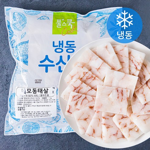 풀스쿡 네모동태살 동태전용 약 50개입 (냉동), 1kg, 1개