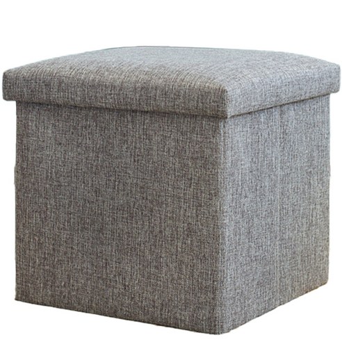 소니오 튼튼한 접이식 스토리지 리빙박스 25 x 25 x 25 cm, 02 그레이, 1개