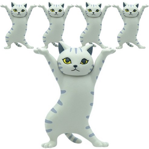 올셀 인테리어 소품 귀여운 고양이 5p, 러시안블루