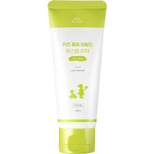 밀크바오밥 키즈 퓨어 마일드 2단계 치약, 80g, 1개