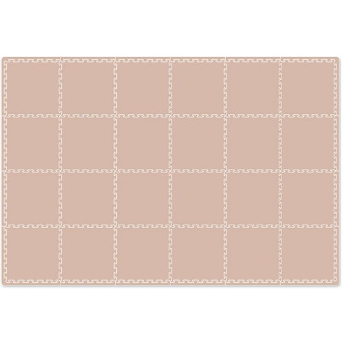 맘편한매트 오리지널 50 x 50 x 2.5 cm, 우디 로즈, 24개