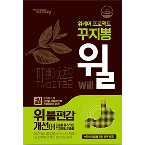 에치와이 위케어 프로젝트 꾸지뽕 윌 15p, 270ml, 1개