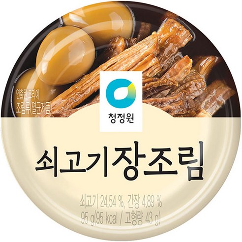 청정원 쇠고기 장조림, 95g, 3개