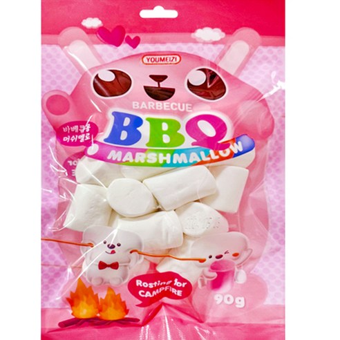 BBQ 바베큐용 머쉬멜로, 90g, 1개