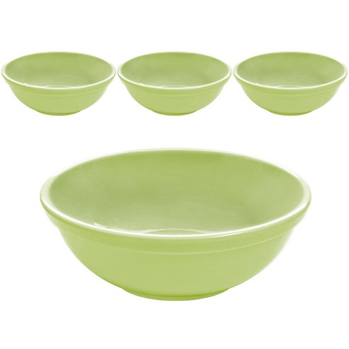 국산 로야 멜라민 6볼 15cm, 연그린, 4개