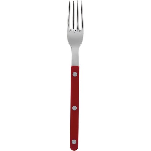 사브르 비스트로 샤이니 디너포크 21cm, 버건디, 1개