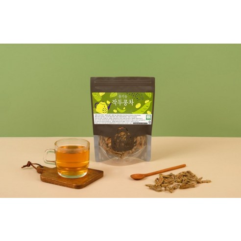 향긋한 구수함에 건강을 담다, 건강한정성 유기농 작두콩차!