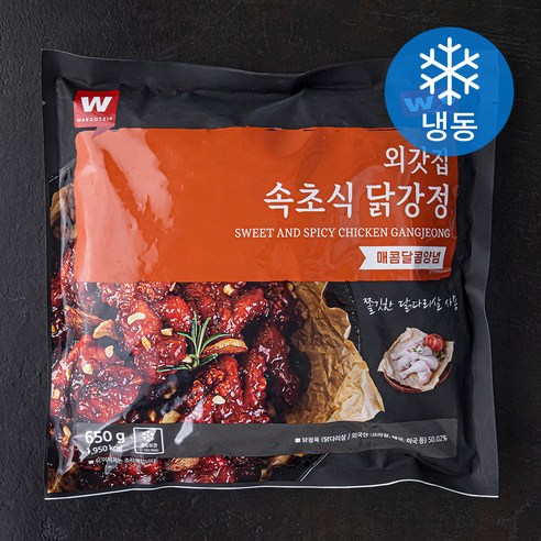 외갓집 속초식 닭강정 매콤달콤양념 (냉동), 650g, 1개 교촌치킨 Best Top5