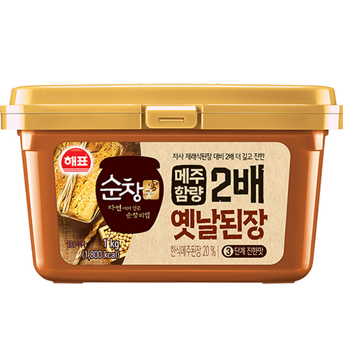 순창궁 옛날된장, 500g, 4개