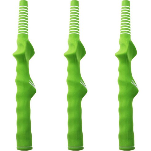 순잠 스포츠 골프 셀프교체 고무 핸드그립 14.73mm 3p, 그린