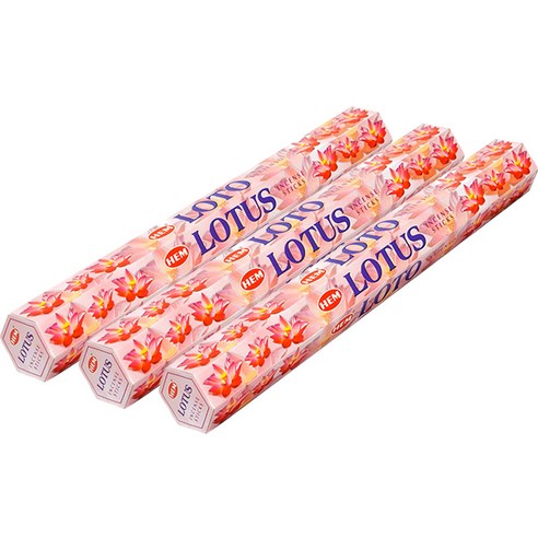 HEM 인센스 스틱 20개입 x 3p 세트, 로터스
