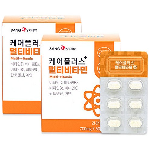 상아제약 케어플러스+ 멀티비타민, 2개, 42g