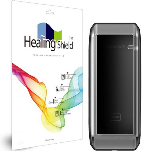 힐링쉴드 도어락 사생활 정보 보안기필름 세트, 1세트, 웰콤 WRT310