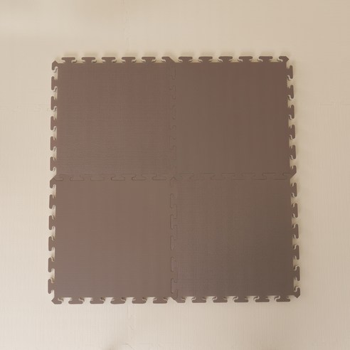 롤베이비 셀프시공 PVC 퍼즐매트, 차콜, 8개