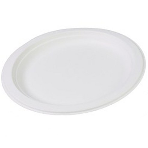 펄프 원형 일회용 접시 가로 140mm x 세로 140mm x 높이 15mm, 1개입, 125개