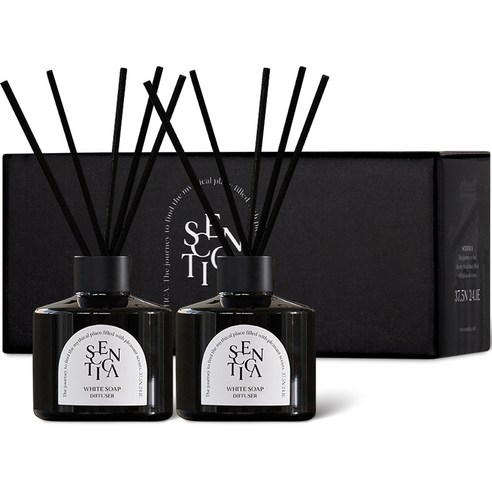 센티카 오브제 디퓨저, 03 화이트솝, 200ml, 2개
