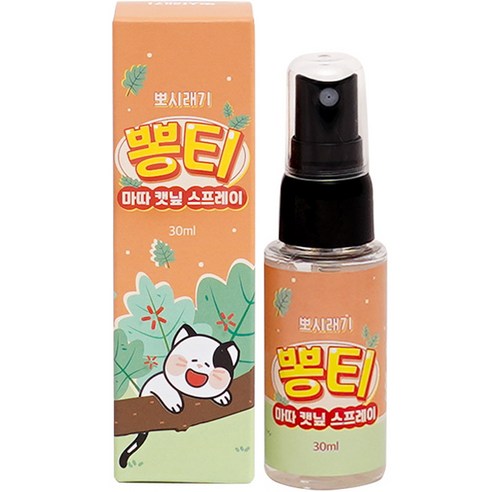 뽀시래기 고양이 뽕티 스프레이, 마따 캣닢, 30ml, 1개