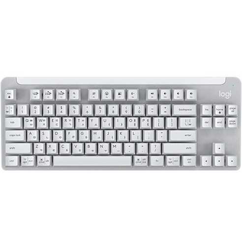 로지텍 SIGNATURE K855 기계식 TKL 무선키보드, 텐키리스, 오프화이트, 920-011077