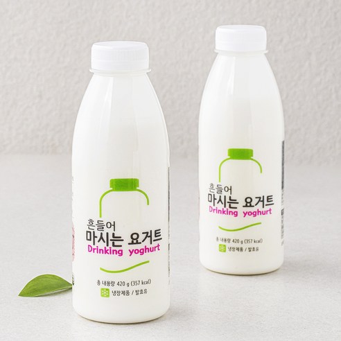 팜프레쉬 흔들어 마시는 요거트, 420g, 1개입, 2개