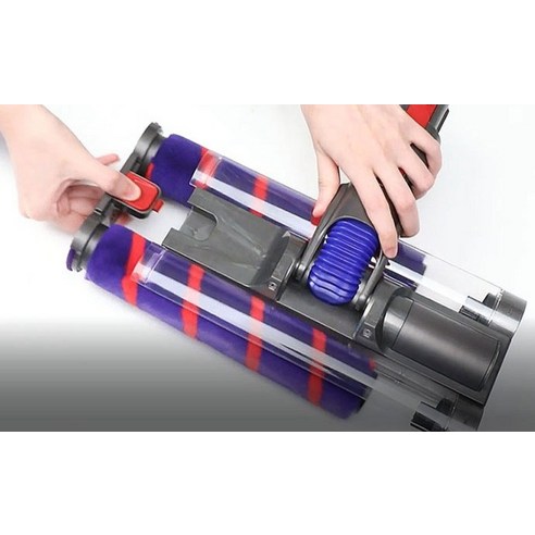 하우스필터 청소기 V7 / V8 / V10 / V11 전용 호환헤드 LED 듀얼 소프트 롤러