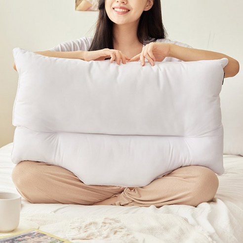 리브맘 그레이 코튼 경추 베개 1개 경추배게