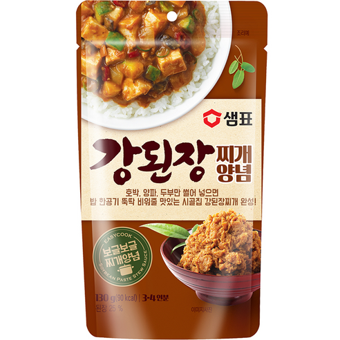 샘표 강된장찌개 양념, 130g, 1개