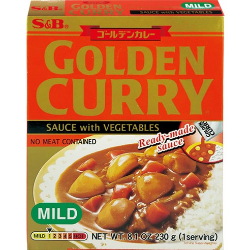 에스앤비 골든카레 소스 위드 베지터블 순한맛, 1개, 230g