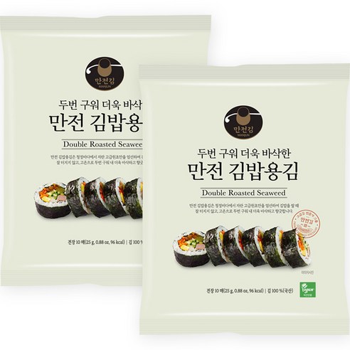 두번 구운 김밥김 10p, 25g, 2개