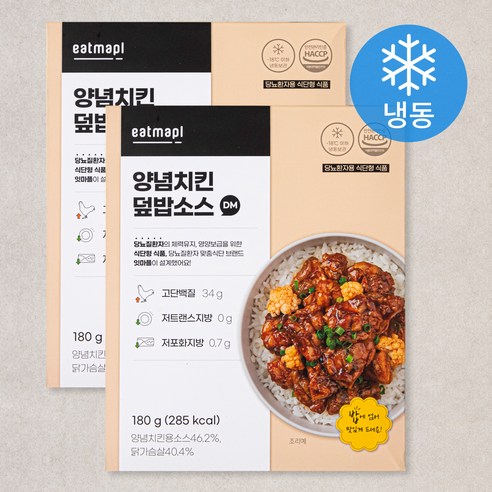양념치킨 덮밥소스 DM (냉동), 180g, 2개
