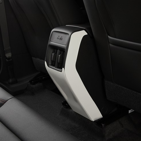 메이튼 컬러 가죽 2열 콘솔 뒷면 스크래치 커버 C570-32, 쉐보레 트랙스 크로스오버, 라이트그레이