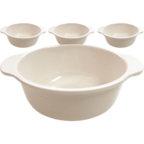 국산 로야 멜라민 이유식볼 11.5cm, 마블, 4개