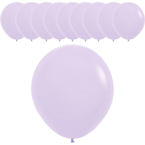 셈퍼텍스 풍선 10p 세트 45cm, 파스텔메이트 라일락, 1세트