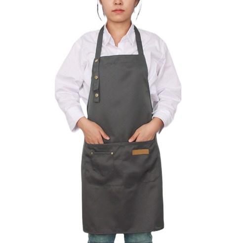 어반옴므 방수 포켓 앞치마, 모던 그레이, 1개