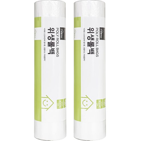생활미소 위생롤백, 대(L), 290개, 2개