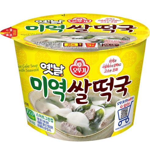 오뚜기 옛날 미역쌀떡국, 172.5g, 1개