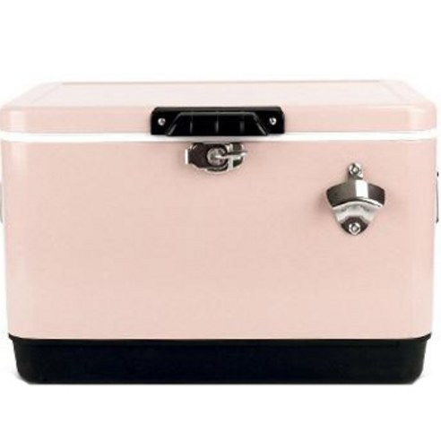 인블룸 파스텔 레트로 아이스쿨러, 핑크, 30L