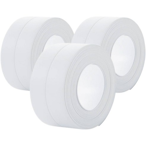 일상나눔 PVC 틈새차단 방수 테이프 3.8cm x 3.2m, 3개