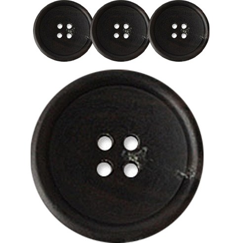 동대문단추왕 고급 무광 코트 가디건 큰 사이즈 단추 30mm, 썸데이/DBR, 4개, DBR(썸데이)