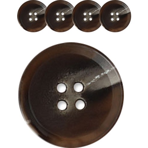 동대문단추왕 고급 무광 코트 가디건 큰 사이즈 단추 28mm, BR플레코, 5개