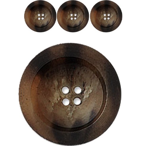 동대문단추왕 고급 무광 코트 가디건 큰 사이즈 단추 30mm, LBR텔미, 4개