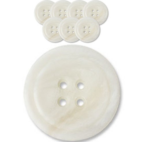 동대문단추왕 고급 무광 코트 가디건 단추 18mm, 쿠바, 8개, 쿠바 WT