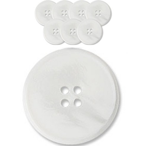 동대문단추왕 고급 무광 코트 가디건 단추 18mm, 가우디WT, 8개