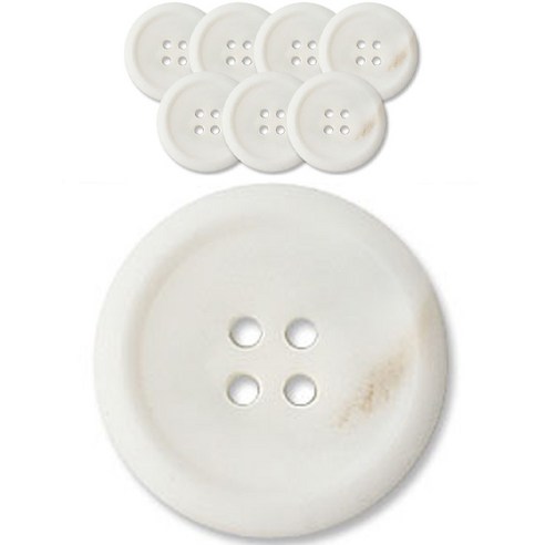 동대문단추왕 고급 무광 코트 가디건 단추 18mm, 코트라WT, 8개