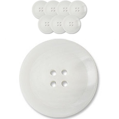 동대문단추왕 고급 무광 코트 가디건 단추 18mm, 호각WT, 8개