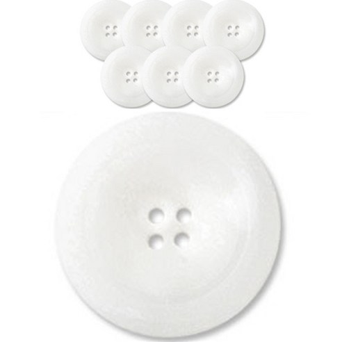 동대문단추왕 고급 무광 코트 가디건 단추 18mm, 텔미WT, 8개